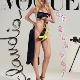 Vogue Claudia Schiffer Intelligenza Ausiliaria Luca Zambrelli Marketing Profetico