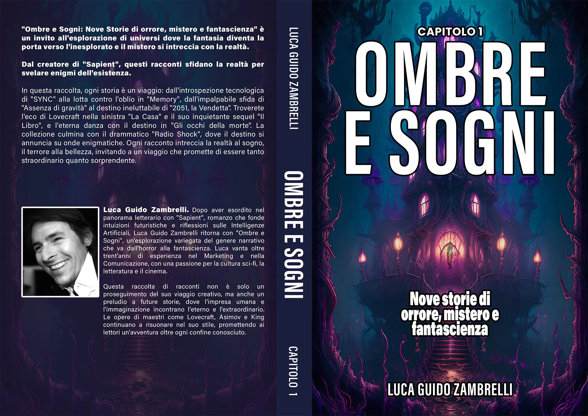 Book Cover Ombre e Sogni di Luca Guido Zambrelli