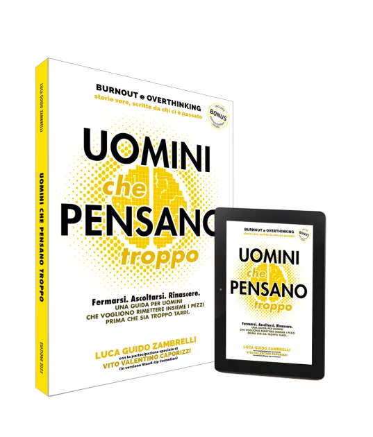 Uomini che pensano troppo Libro Luca Zambrelli Valentino Caporizzi